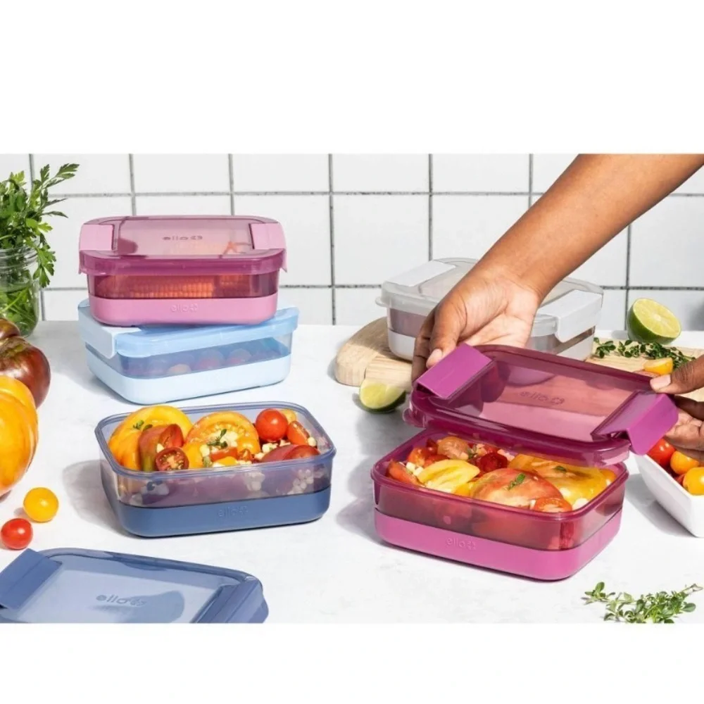NIB Ello Food Storage Container Set 10 piece set.